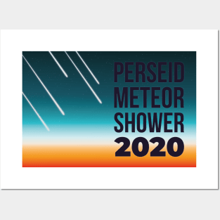 Perseid Meteor Shower 2020 Commemoration Posters and Art